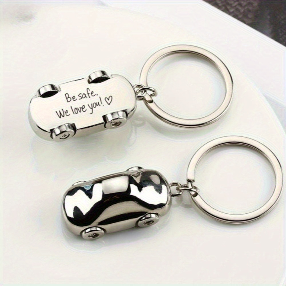 Message For Car Keychain Drive Safe Quote Keychain- 5x2cm