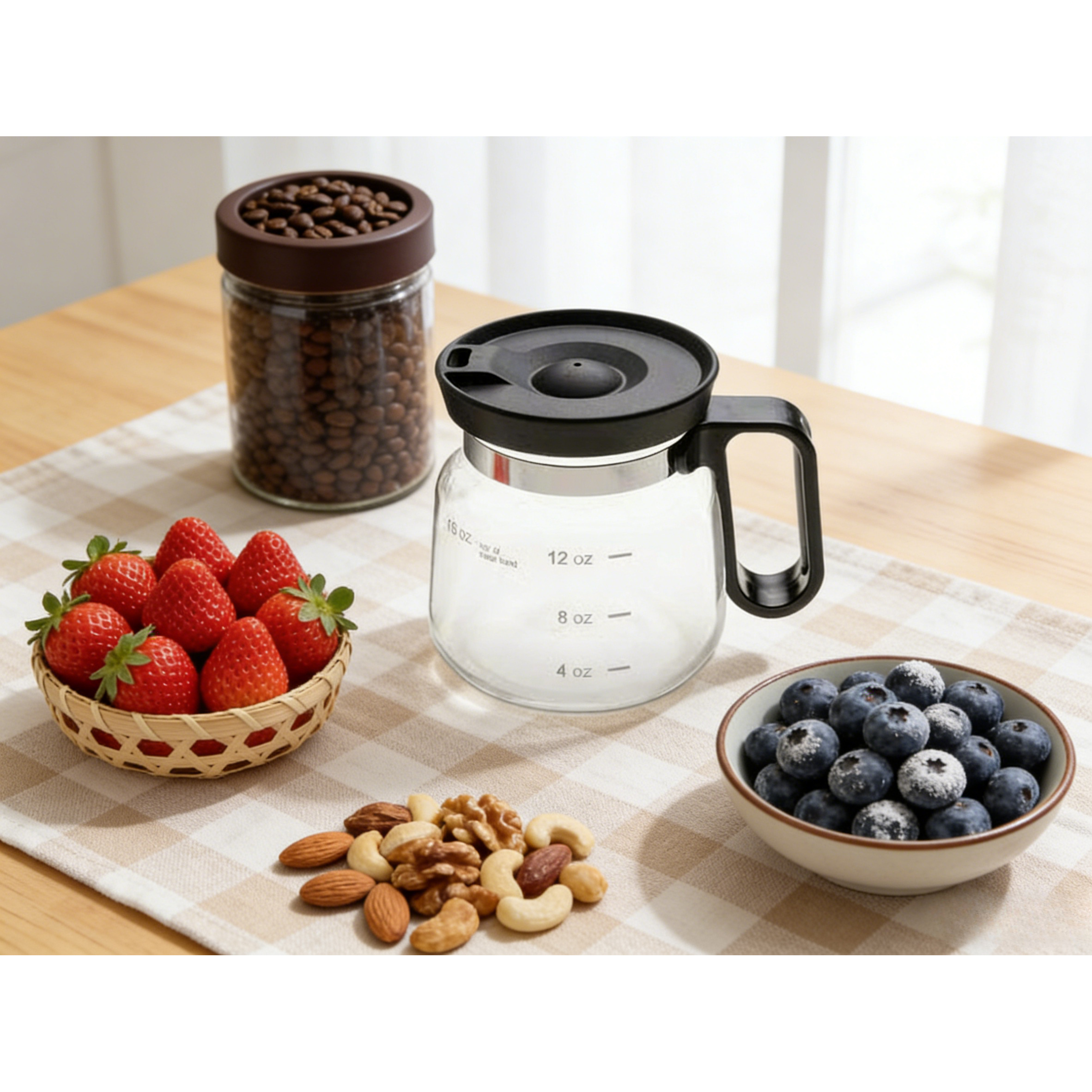 TEMU 16 Oz Mug - Designed Like A Coffee Pot, Featuring A Sip Lid And Ergonomic Handle, Cup Ideal For Colleagues, Pot-shaped For Serving Hot Teas, Hot