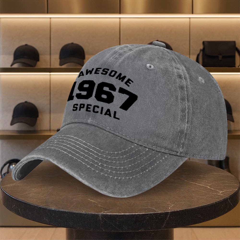 TEMU 1pc Vintage 1967 Letter Print Design Unisex Baseball Cap, Suitable For Golf, Casual Wear, And Outdoor Activities, Golf Accessories, Premium