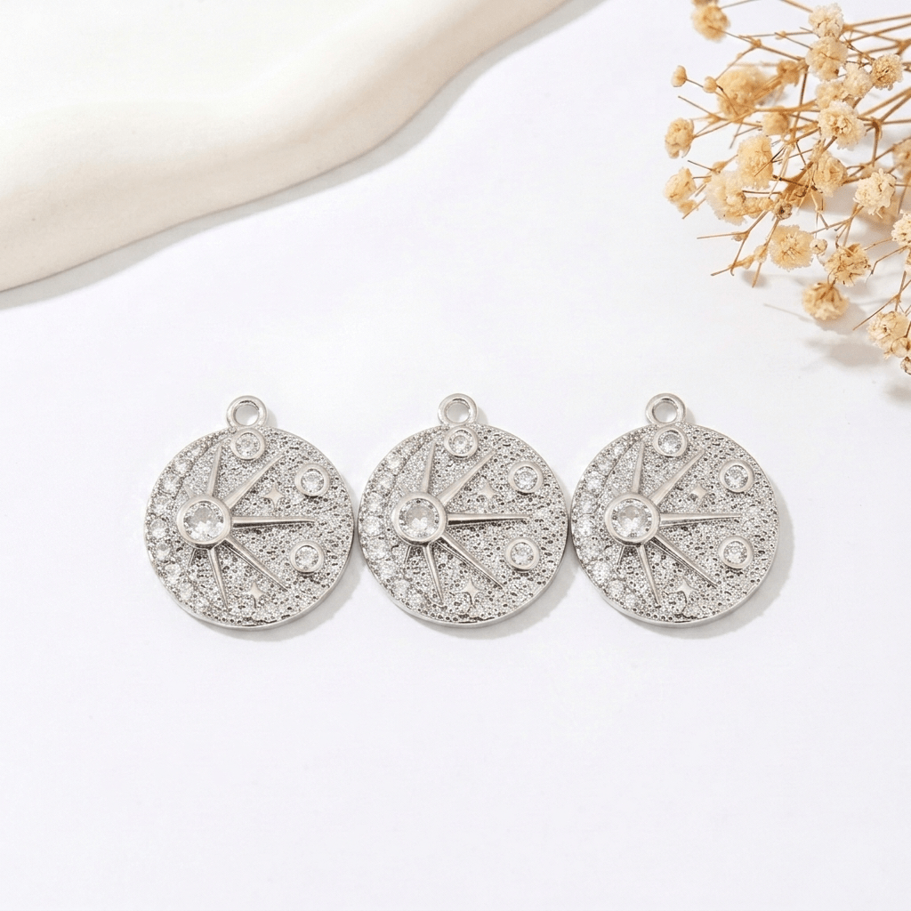 3pcs Light Luxury Oval DIY Pendant Set, Simple and Versatile