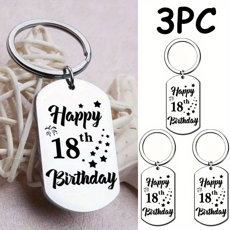 portachiavi 18° compleanno ricordo in acciaio Temu Italy