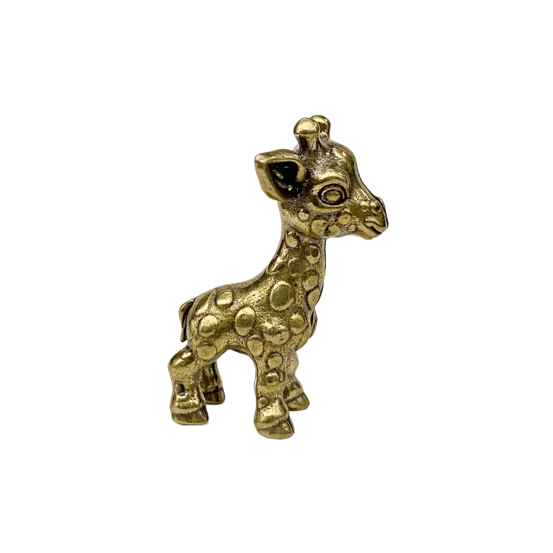 TEMU Solid Retro Brass Fawn Reindeer Small Statue, Halloween Desktop Bookshelf Decor Ornament, Western Home Display, Creative Craft Gift For Adults,