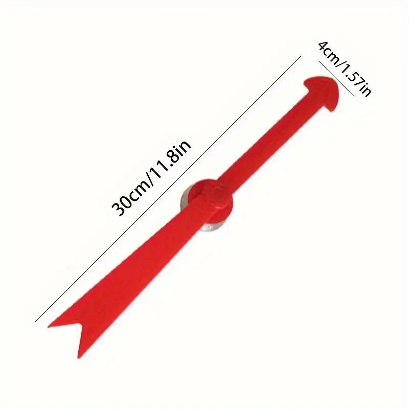 Large 12-inch Red Suction Cup Whiteboard Pointer With Strong -like Suction - Heavy-duty White/dark Blue Tip Classroom, Homeschool, Games, Bulletin Board & - Non-marking Educational Presentation Tool
