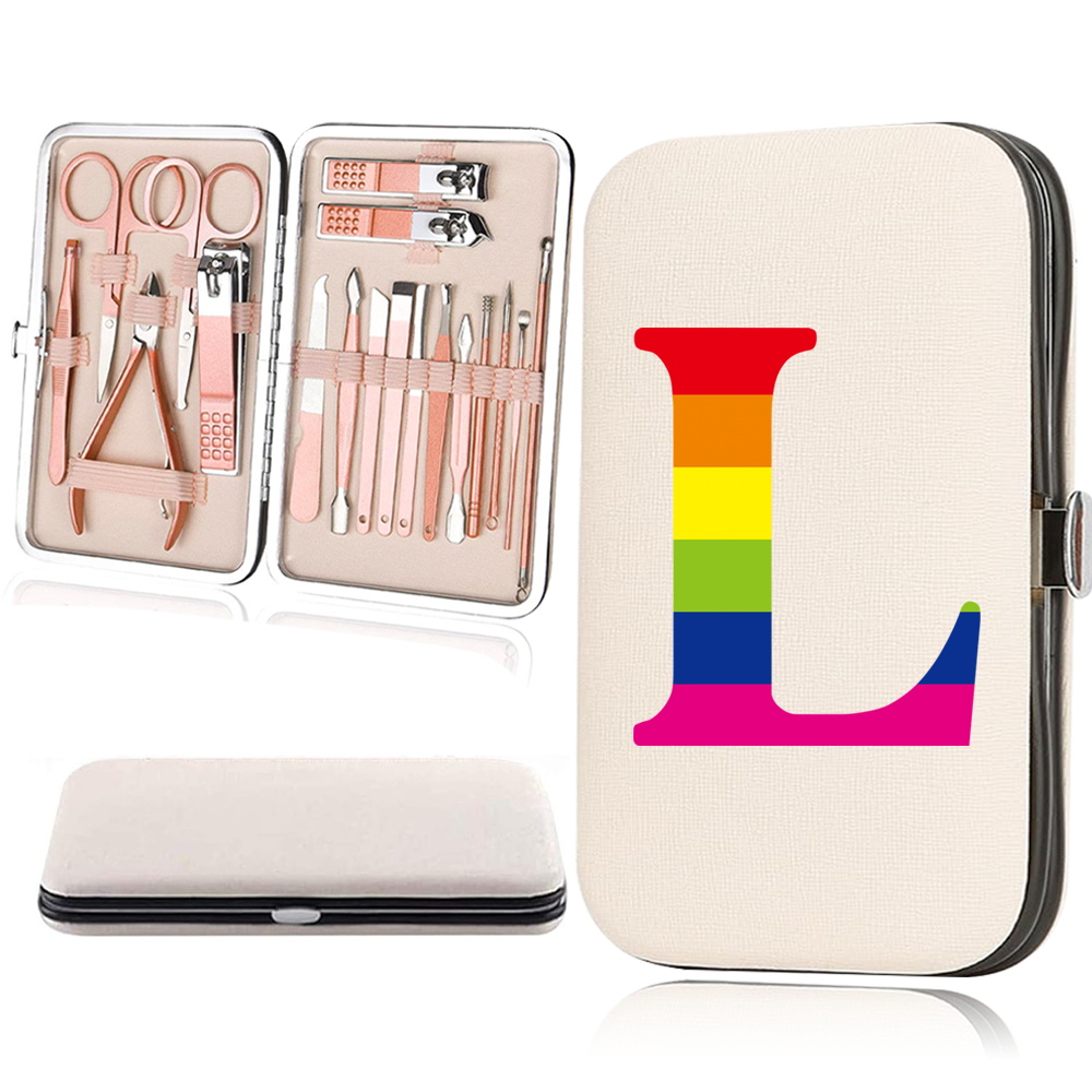 18pcs Nail Clippers Set with Portable Storage Case