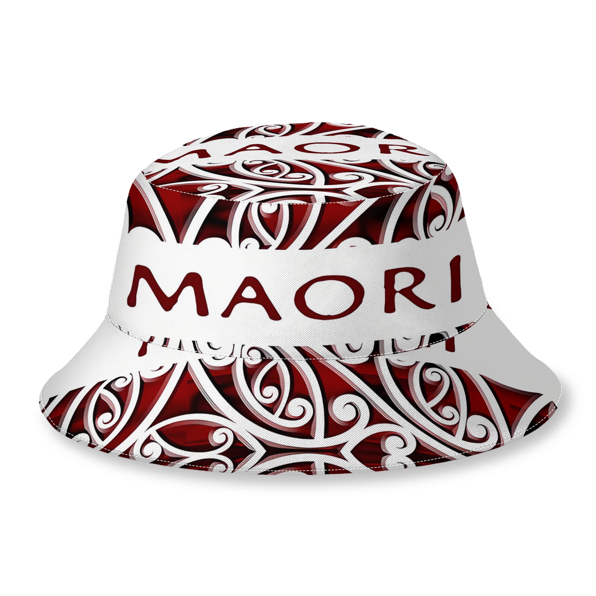 TEMU 2d Print Design Maori Outdoor Bucket Hat Unisex Outdoor Street