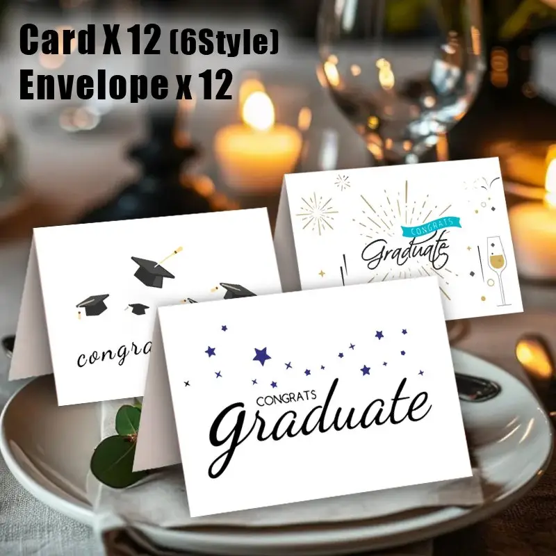 24 pack graduation congratulations cards envelopes 12 unique - Temu Oman 24 pack graduation congratulations cards envelopes 12 unique - Temu Oman
