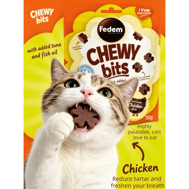   cat teeth cleaning massage chew block universal for cats and dogs nutritious formula fresh teeth cleaning   gift for     interactive rewards Product details 10