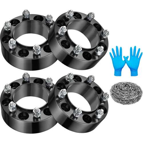 BWA 1.25" Wheel Spacer Adapters – 4 Pack – Convert 5x4.5 / 5x114.3 To 5x115 – 12x1.5 Studs