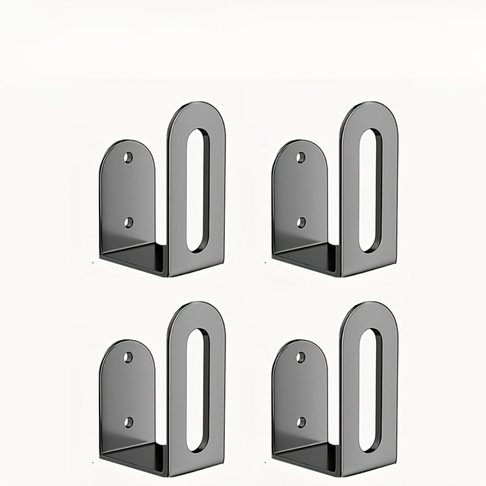TEMU 4pcs Set Of Wall-mounted Shelves, Suitable For Router, Wifi Modem, Set-top Box And Cable Storage. Artificial Gemstone Storage Rack,