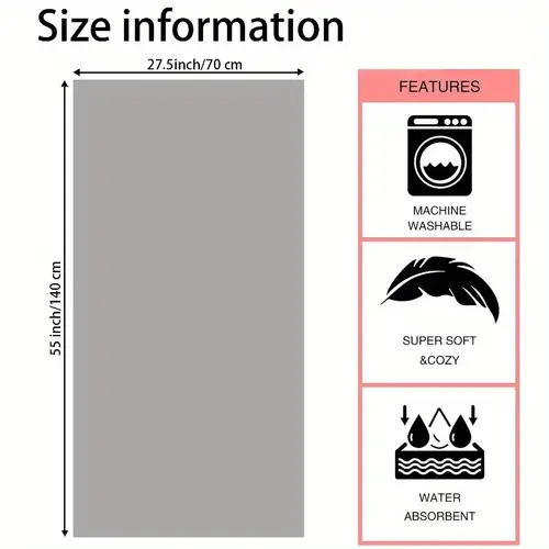 1pc 27 5x55 inch large beach towel quick dry sand free lightweight super soft absorbent koi fish wave pattern bath towel for adults pool beach travel