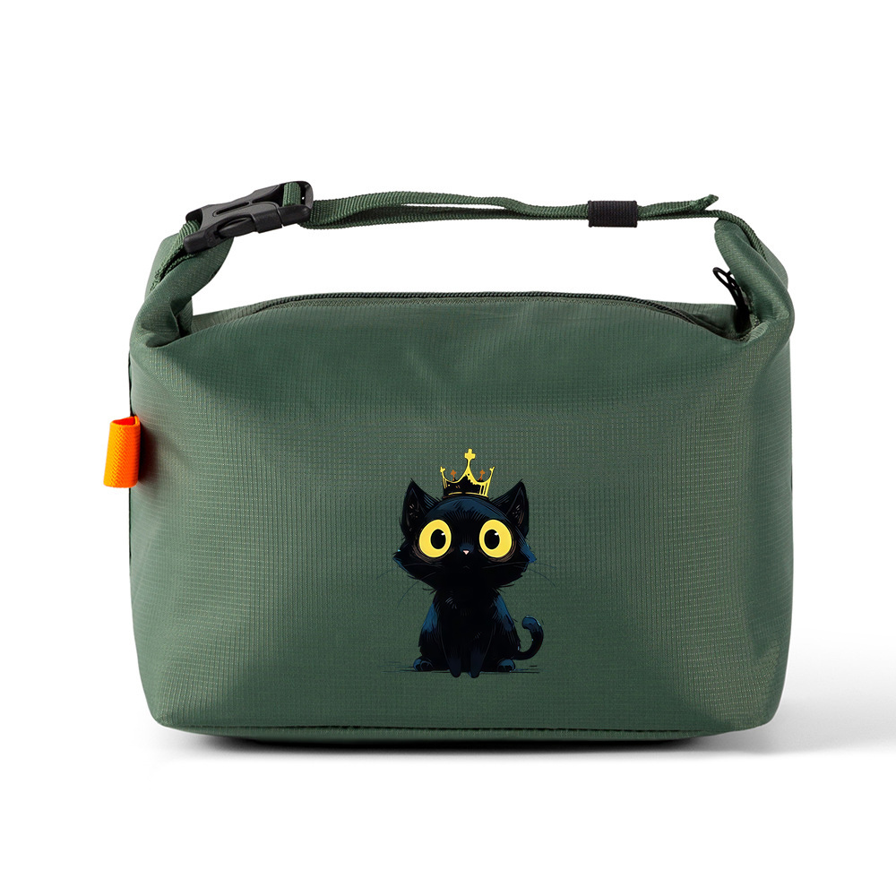 TEMU 1 Bolsa de Almuerzo Portátil Aislante Compatible para , Oficina, Camping y Picnics - EVA Térmico, Cubierta de Tela Oxford, Almacenamiento sin ,