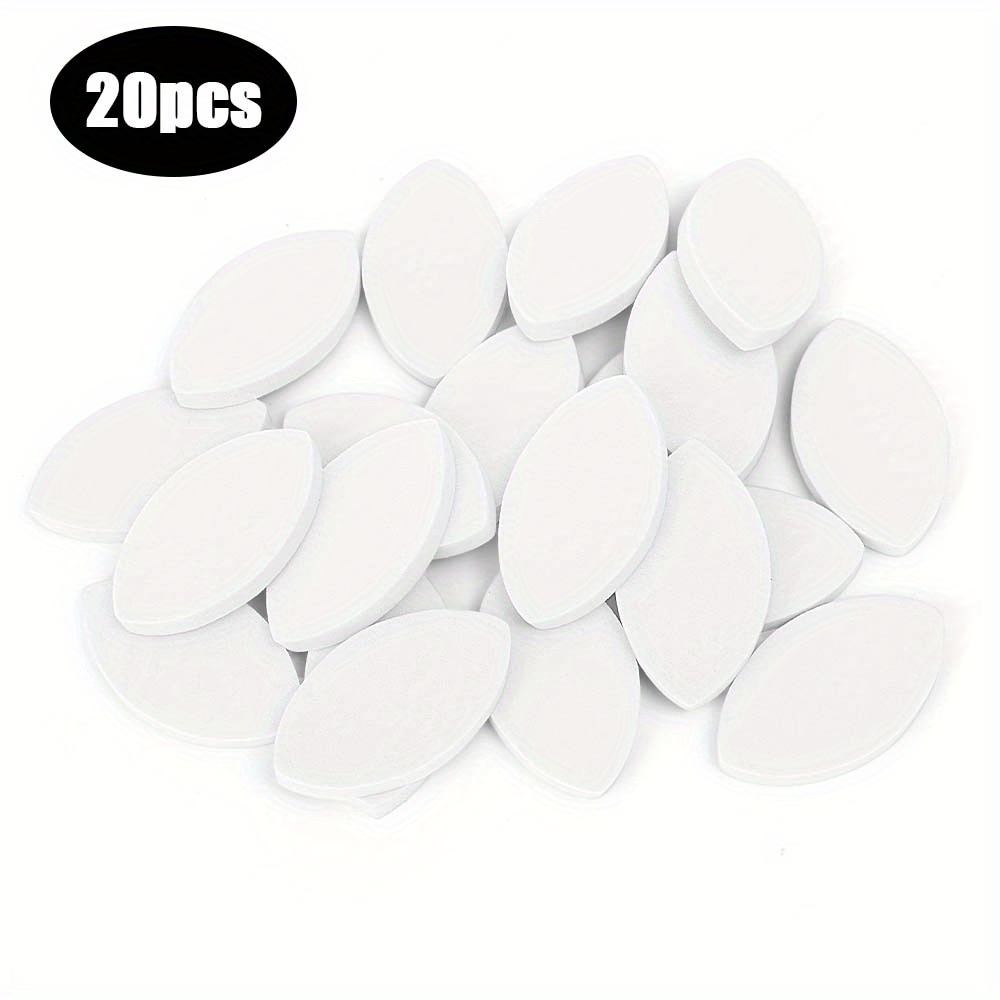 TEMU 20pcs Soft Sponge False Eyelash Pads Beginner Eyelash Pads Reusable Makeup Foam Training Eyelash Extension Tool