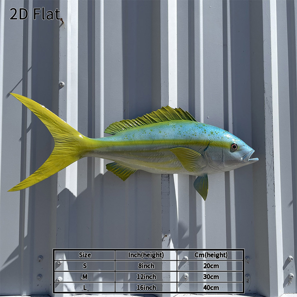 TEMU 1pc Fish Metal Wall Art Outdoor Indoor Decor Gift For Fisherman Home Garden Patio