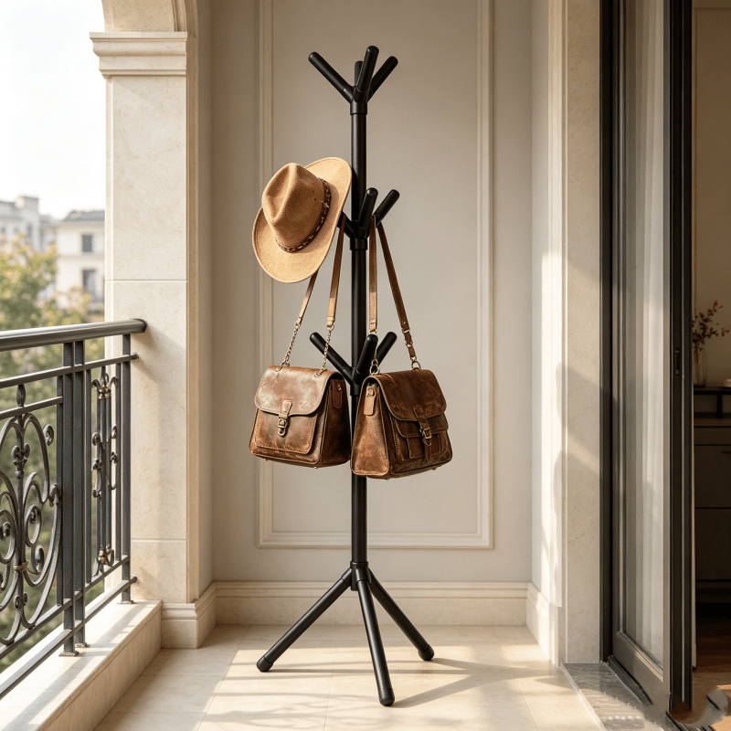 TEMU Tree Metal Coat Rack Freestanding, Multi Hanger, Heavy Duty Space Saving Bedroom, Hallway, Balcony Entrance Rack, Home Storage Shelf