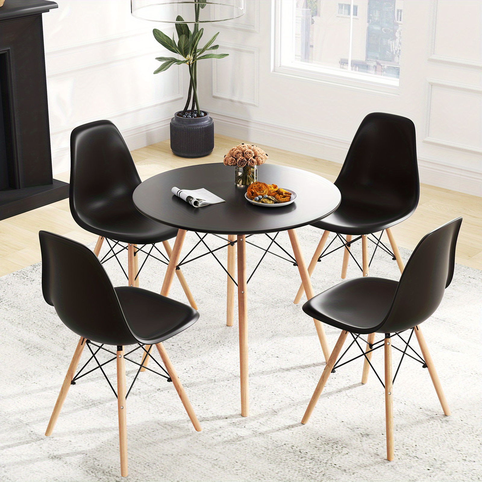 Round Dining Room Table Dining Sets 3pc Kitchen Dining Set Round
