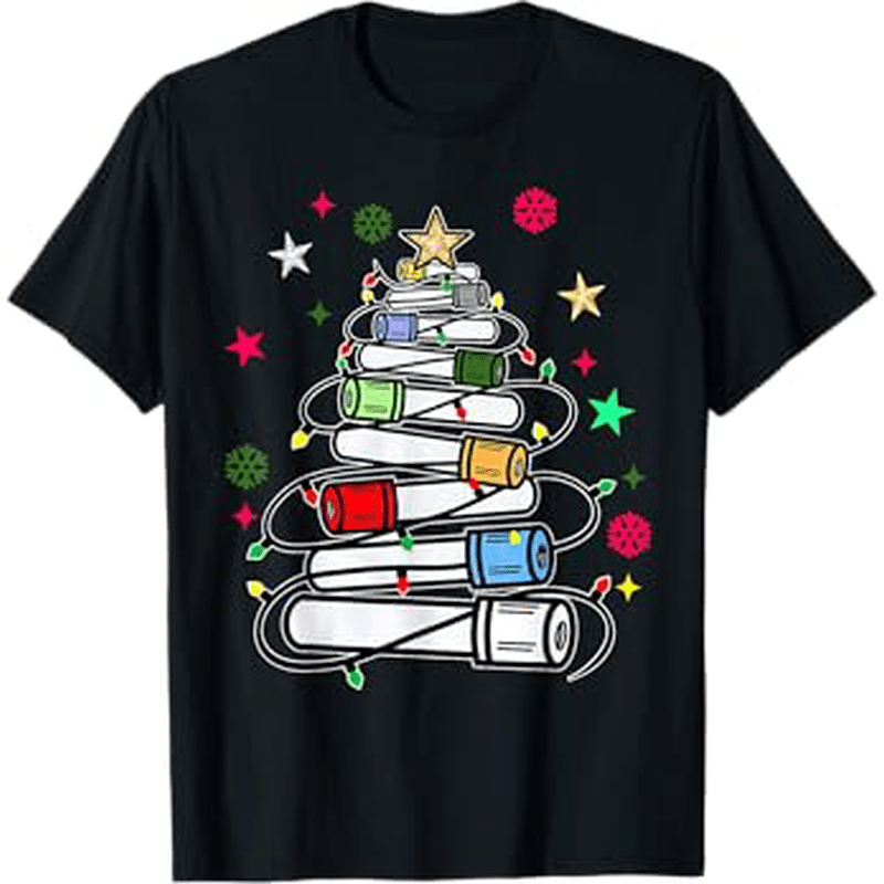 

T- - , Regular Fit Phlebotomy- Christmas Tree , For , S-3xl