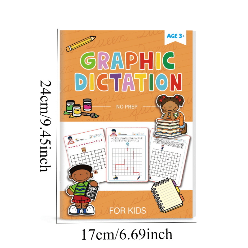 Image of Maze Drawing Book - English Reading - Reading And Writing Materials, Exercises For Hand-eye Coordination, Educational Toy Book, Concentration Training Book, Birthday Gifts
