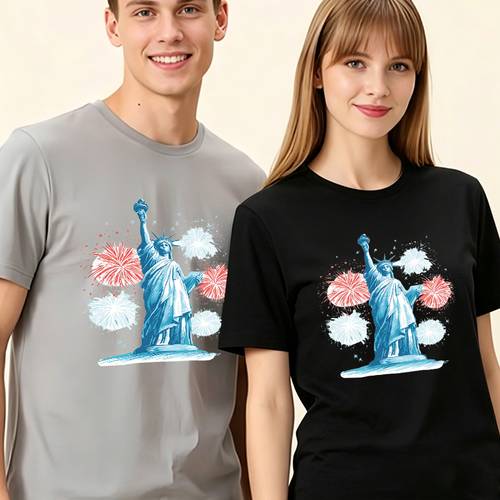 adesivo termoadesivo statua della , per magliette, jeans, felpe, zaini, ecc., design lavabile in lavatrice, trasferimento termico dtf, materiale pvc, trasferimento termoadesivo, adesivo termopressione lavabile, motivo esclusivo