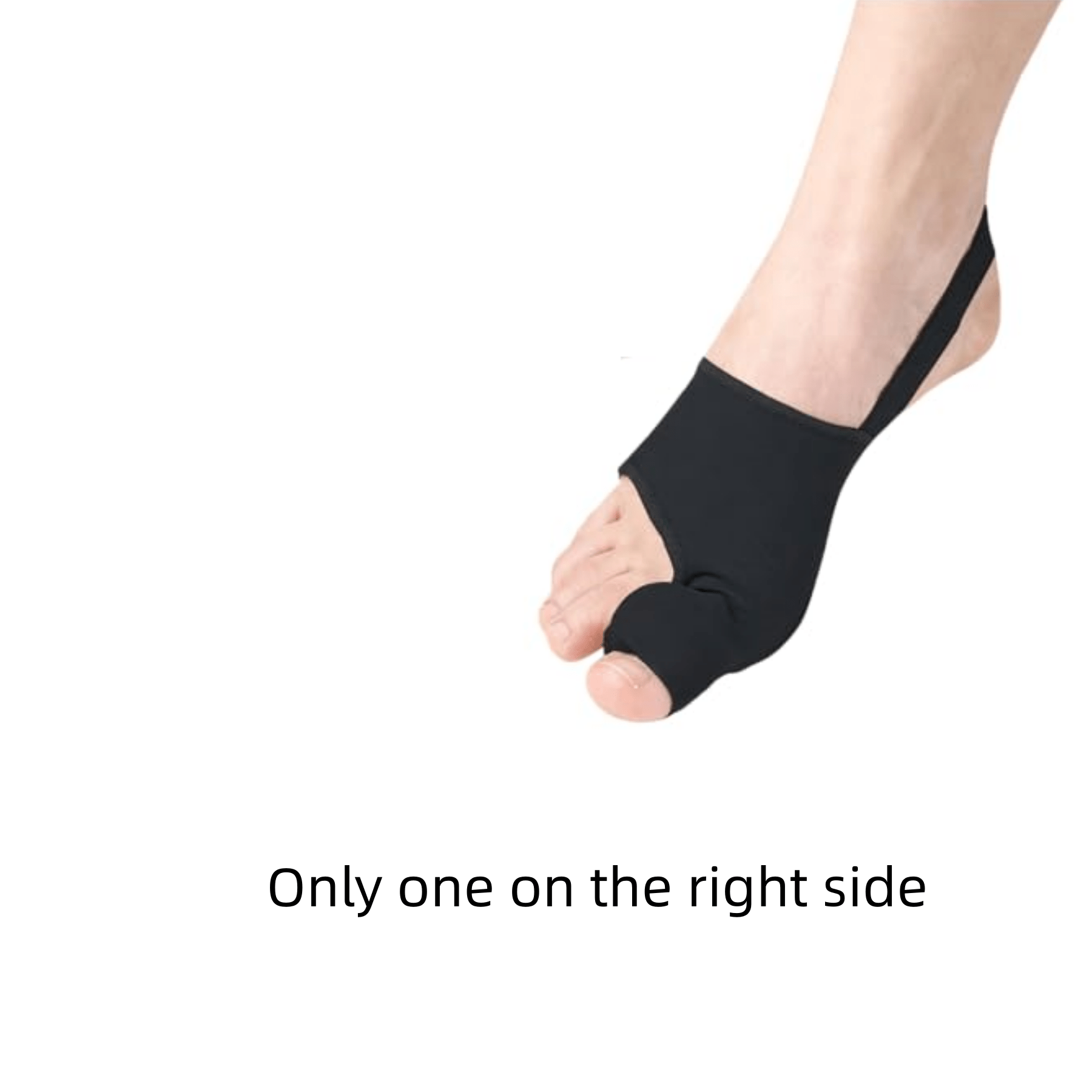 TEMU Écarteur d'orteils avec coussin en gel intégré et sangle de talon élastique, convient pour une utilisation de jour comme de nuit, porté