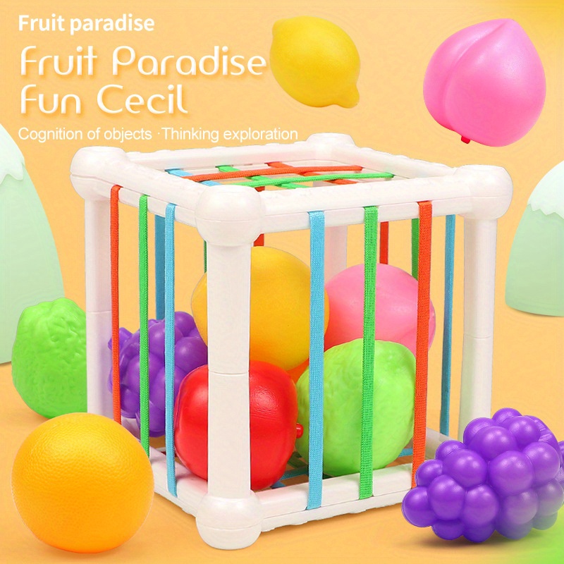 Infant Fruit Stacking Toy Set - Educational Play