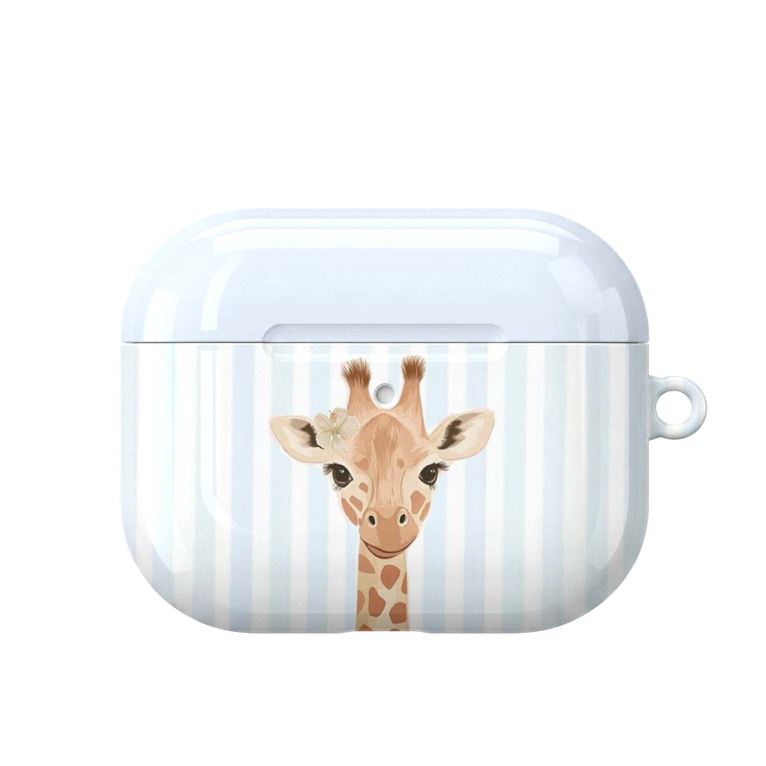 TEMU Cute Giraffe Light Case Suitable For Airpods 4 Pro 3/pro 2/pro/1/2/3, Protective Case