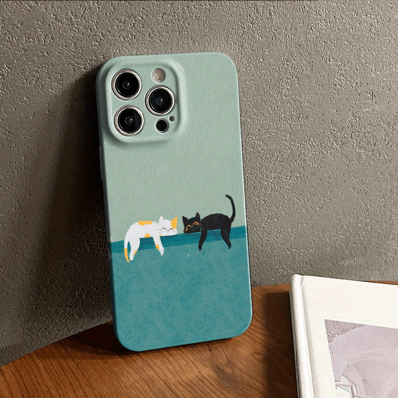 TEMU Custodia per telefono - Cover per telefono con cartone animato con un design ispirato ai film vintage. Offre una protezione completa con la