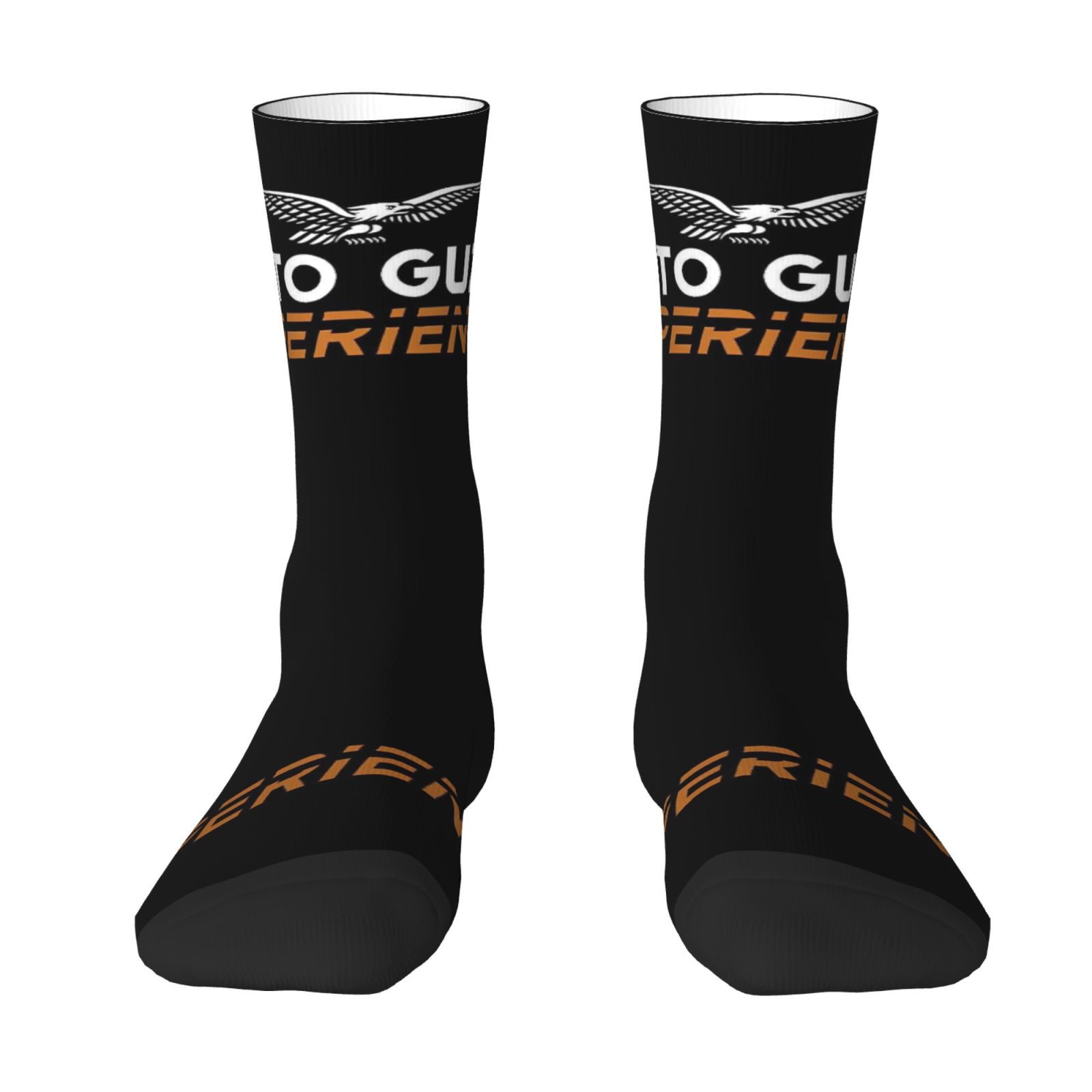TEMU 1 Pair Men's Novelty Socks. Motorcycle Poster Design. Wear. Fashionable Outfit. 3d Printed Socks