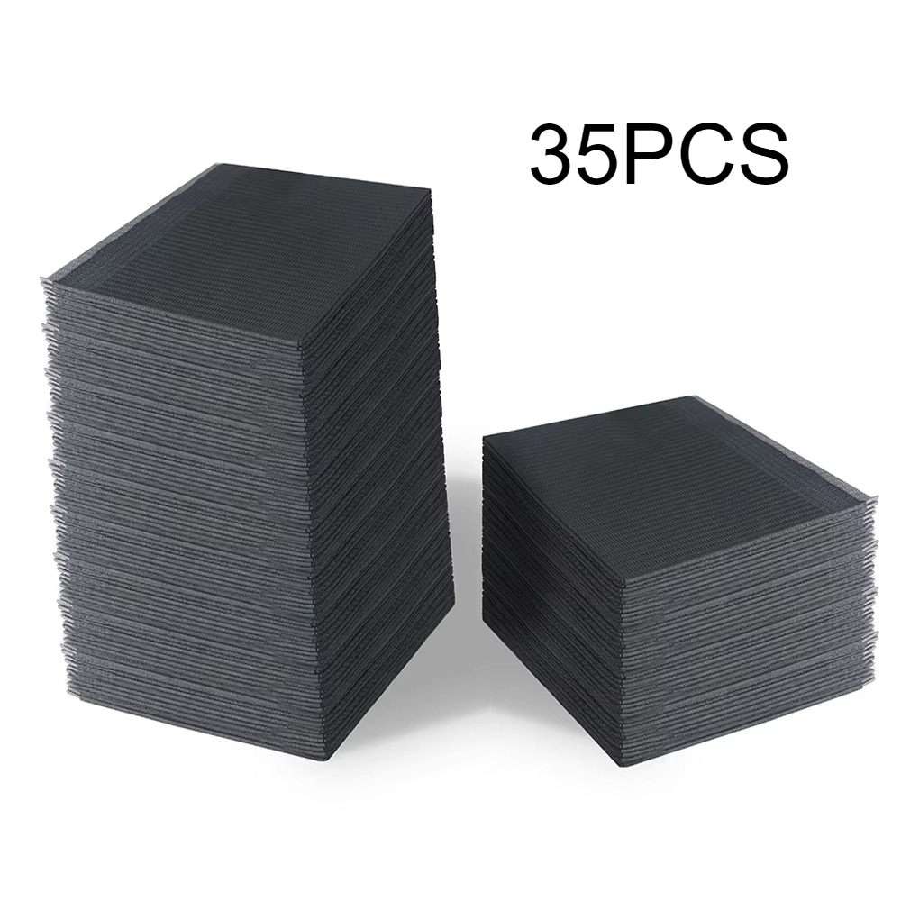 E-shop 35/65/100 Stück Schwarze Einweg Tattoo Tücher, Einweg Tattoo Tücher, Malwerkzeug Tischdecke, Beauty Nagelpflege Tattoo Reinigungstischmatte