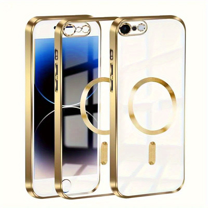 luxury wireless charging magnetic phone case iphone se2 Temu