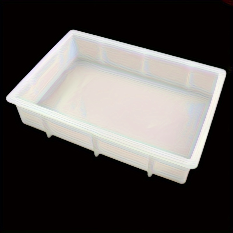 Image of Single Large Rectangular Silicone Mold Handmade Bread Mold Cold Soap Tool Ice Tray Ice Powder Tool