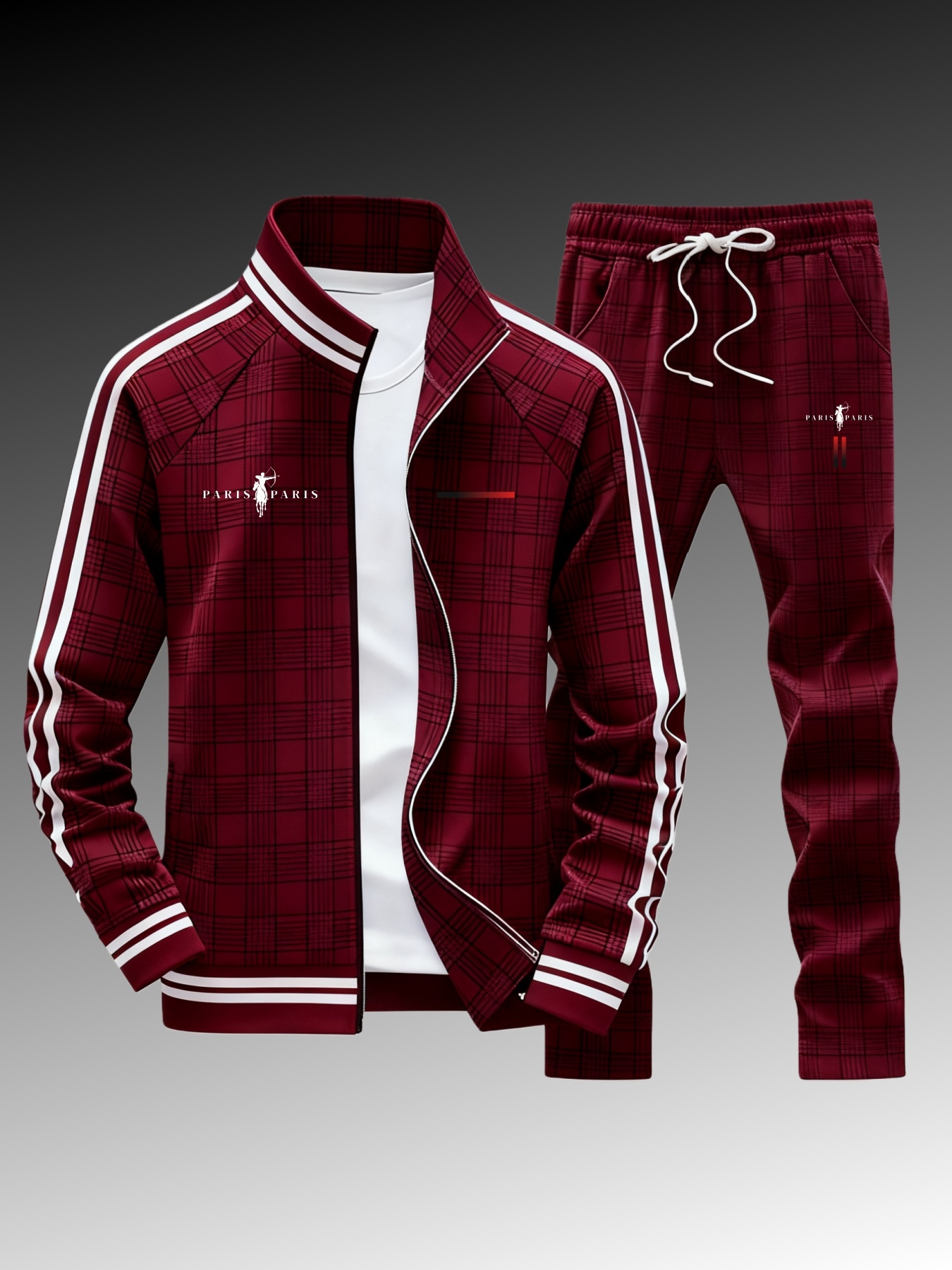 Zestaw 2 sztuki! Nowość wiosenna 2026: Projekt wspólny, casualowy i stylowy zestaw kurtki i spodni. Styl unisex, modny i wszechstronny, odpowiedni na każdą okazję. Prezent na Walentynki.