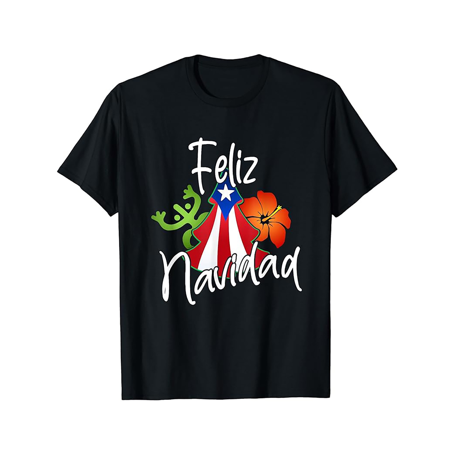 

1pc Puerto Christmas T- - 100% Tee, , Regular Fit, , - Navidad