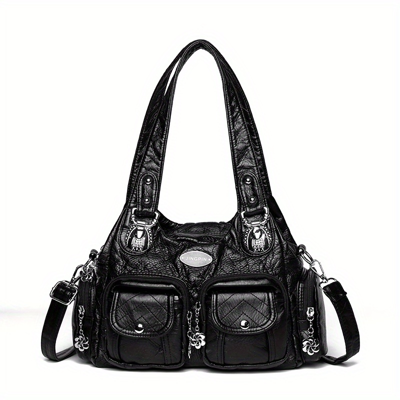 Image of 2025 Summer Style Blue Shoulder Bags For Women Small Shopping Messenger Bag In Solid Crossbody Handbag For Ladies Travel Tote