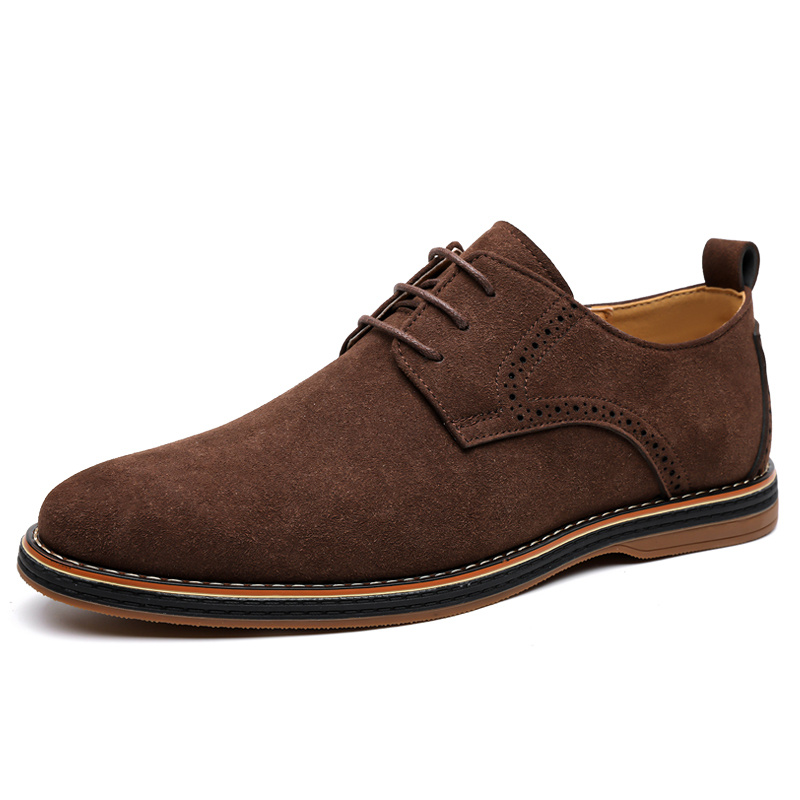 TEMU Men's Oxford Shoes, Trendy New Lace-up Casual Business Shoes, Versatile Daily Men's Footwear, British-style Formal Shoes, Business Oxford Shoes