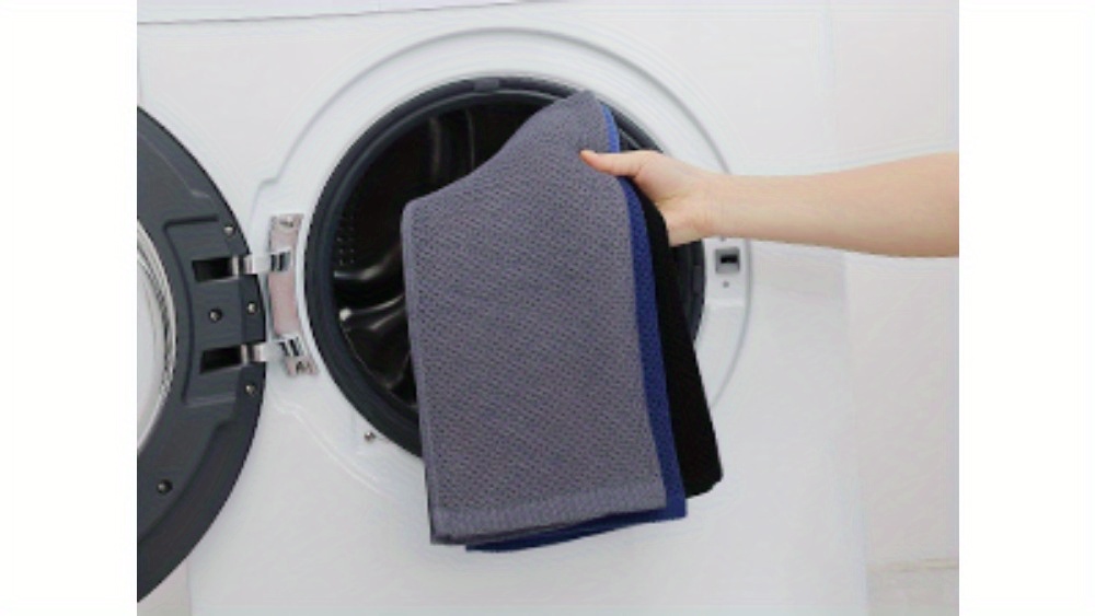 100% Cotton Dish Cloths for Washing Dishes, 8/10/12 Pack Soft Absorbent Kitchen Towels And Dishcloths Sets, Quick Drying Dish Rags 30.48X30.48 cm And 33.02 X 71.12 cm