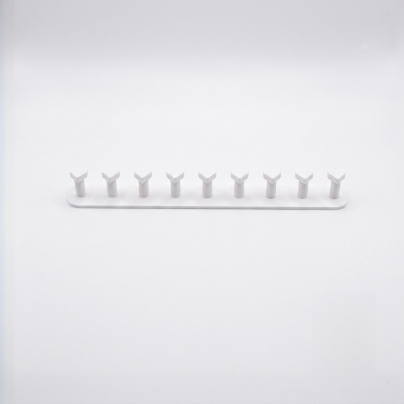 TEMU 1pc Heart-shaped Wall-mounted Jewelry Organizer, Display Ring Holder, Necklace And Bracelet Hanger, Suitable For Entrance, Bathroom -