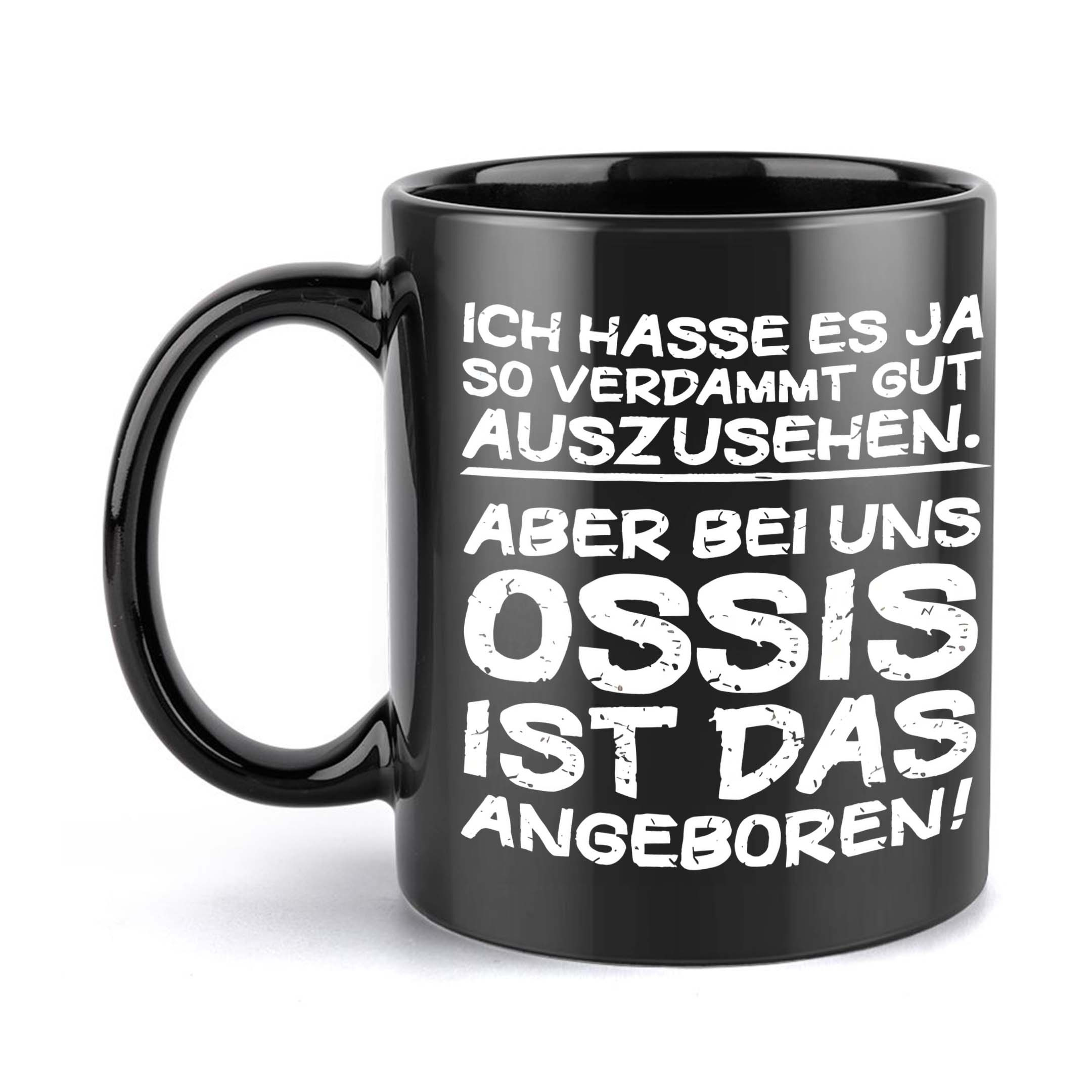 Image of 1pc Funny German Saying Humorous Ceramic Mug 11oz (360ml), Coffee Cup For Beverages, Birthday And Holiday Gift Idea, Drinkware, Souvenir