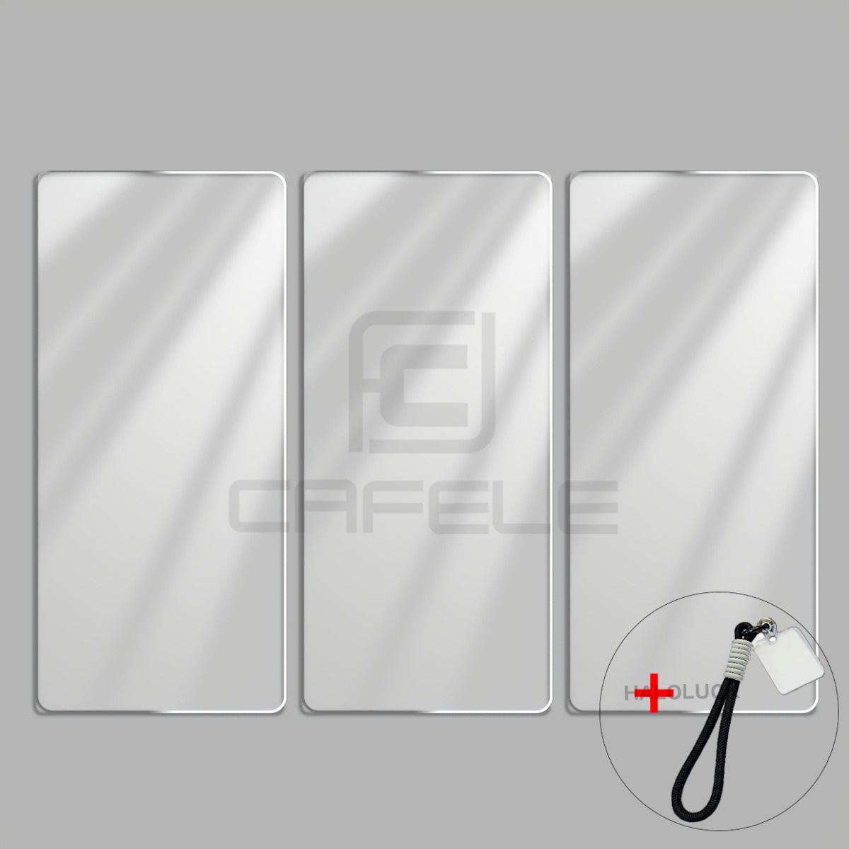 [hd Tempered Glass] 3- Tempered Glass Screen Protectors For For Galaxy S26/s25/s24/s23/s22 Ultra/plus/fe, 9h Hardness, Drop And Scratch Resistant, Anti-fingerprint, , Glossy, Includes Lanyard