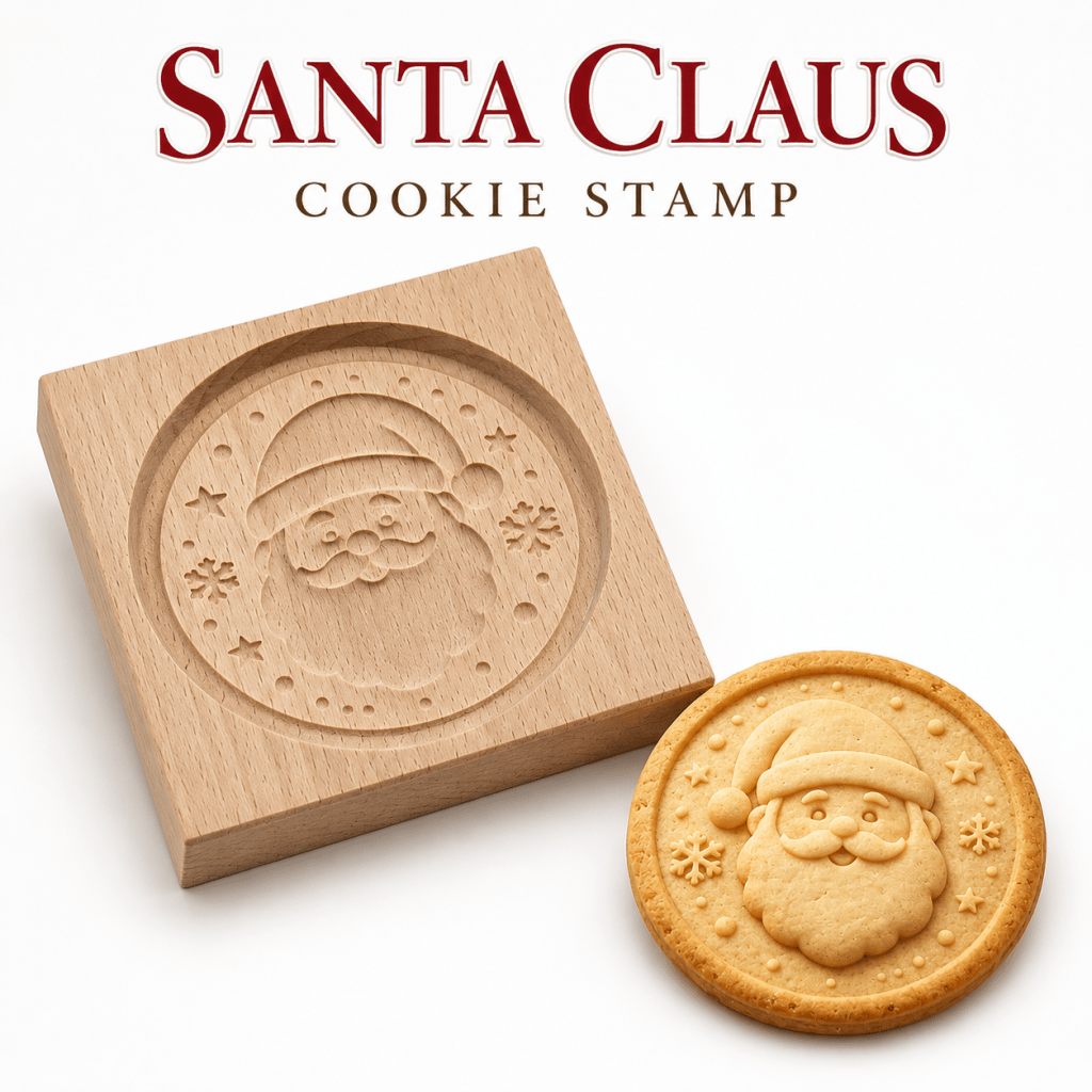 TEMU per biscotti in legno massello di Santa Claus, , / ghirlande, / dell'albero di Natale / , stampi per pasticceria, facili da sformare, timbri per