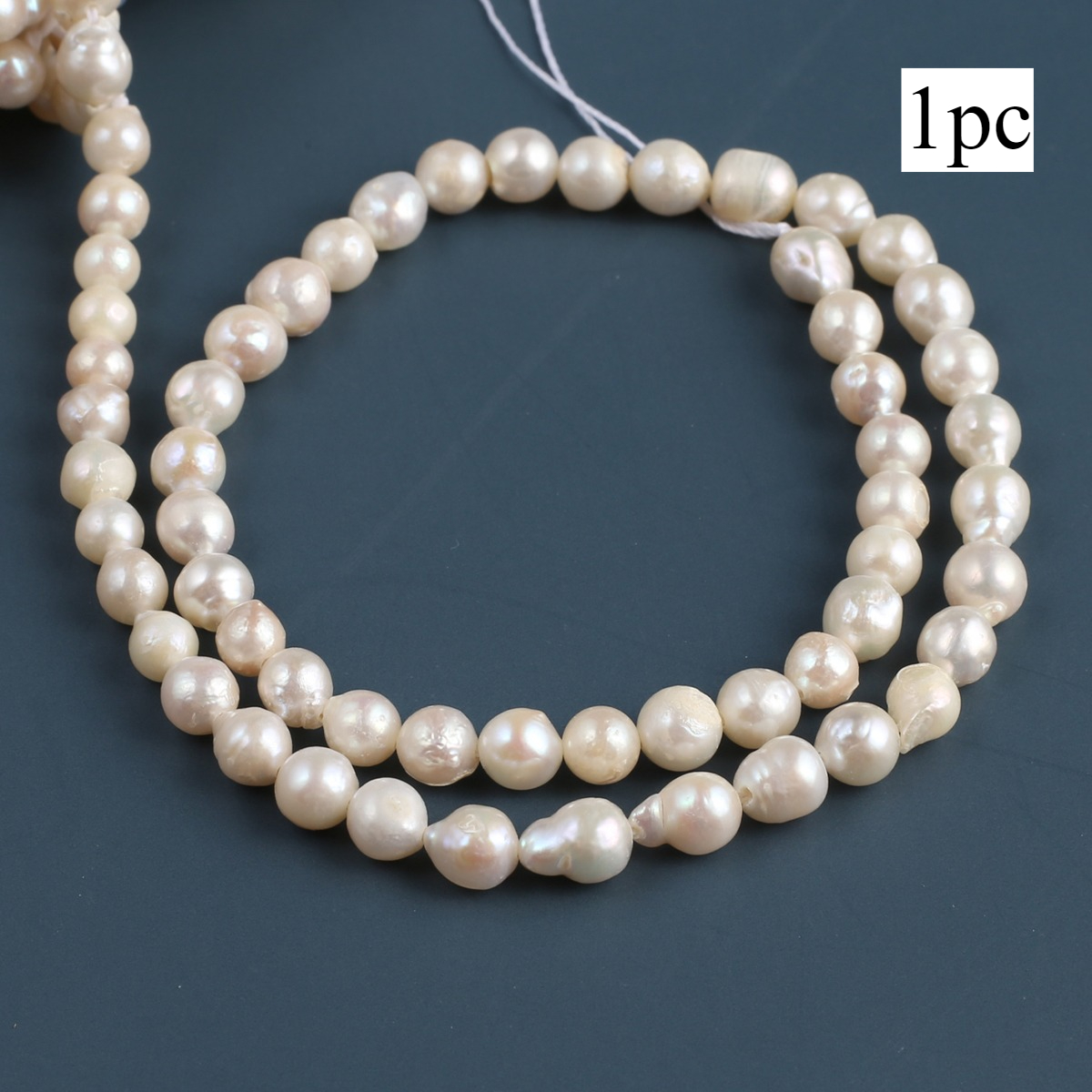 Image of Freshwater Pearls Nucleated Baroque 5-6mm Beaded String, 36cm Jewelry Additions, Handmade Women's Personalized And Fashionable Long Jewelry, Niche Clothing Additions