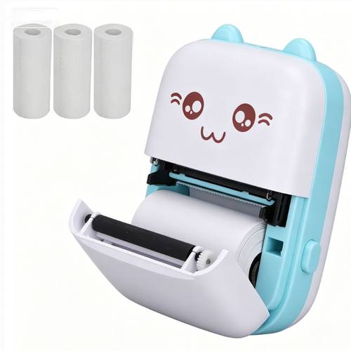 mini printer thermal sticker colorful self thermal printing paper inkless printing for photo picture