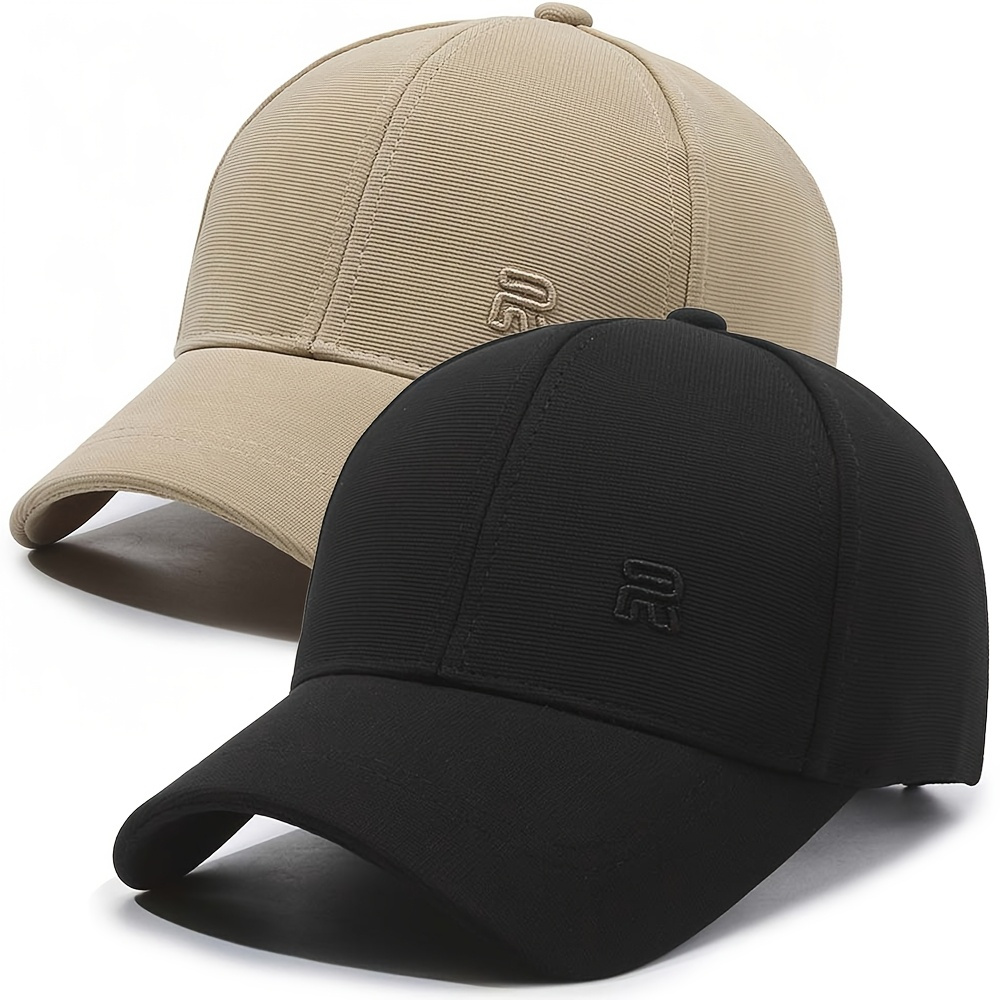 2 New Stylish Baseball Caps, Thin and Breathable, Duckbill Hats, Outdoor Hats, Suitable for Hiking, Travel, Christmas Gifts, New Year's Gifts, Family Gifts, Valentine's Day Gifts, Birthday Gifts, No Batteries Required