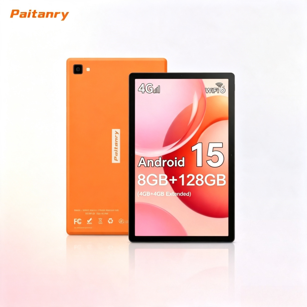 Image of Paitanry 15 Tablet 10.1-inch Tablet, 8gb (4+4gb Expansion) And 128gb Rom, 1280x800 Ips. 2. 4g/5g Dual Wifi Tablet 2-in-1 Set, With Keyboard And Mouse Set