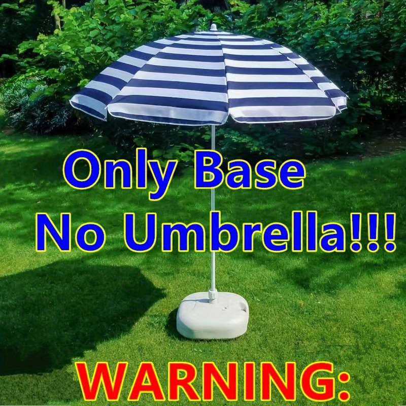 [Heavy Duty Umbrella Base] Outdoor Umbrella Base Outdoor Patio Essential Accessory Heavy Duty Water Fillable Stable Durable Anti Tilt Easy Set Up Universal Fit Weighted Parasol Stand for Daily Patio Poolside Backyard Balcony Garden Outdoor Gathering Use for Homeowners Cafe Ope