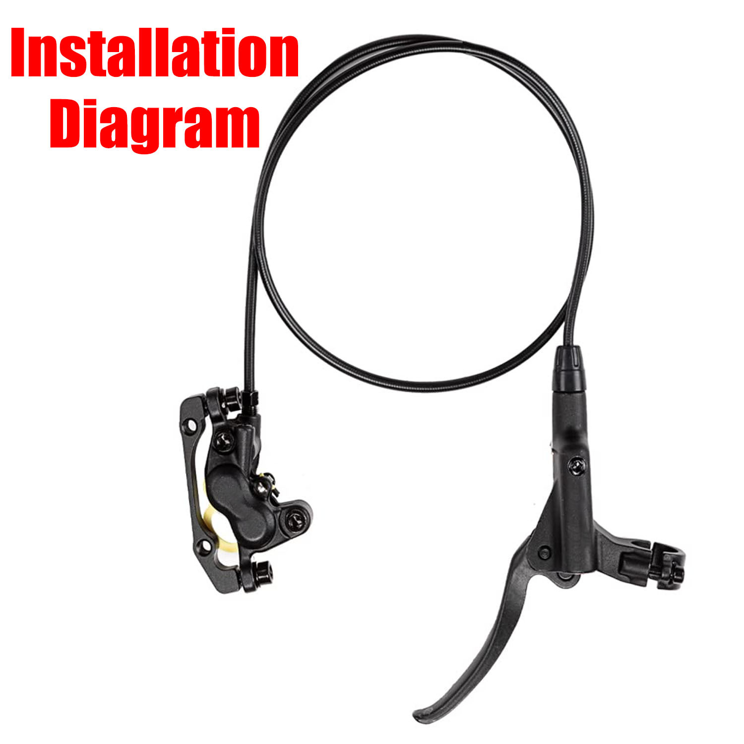   5  tube 4 oil needles 4 oil rings high pressure 5mm hydraulic oil disc brake hose kit resin material