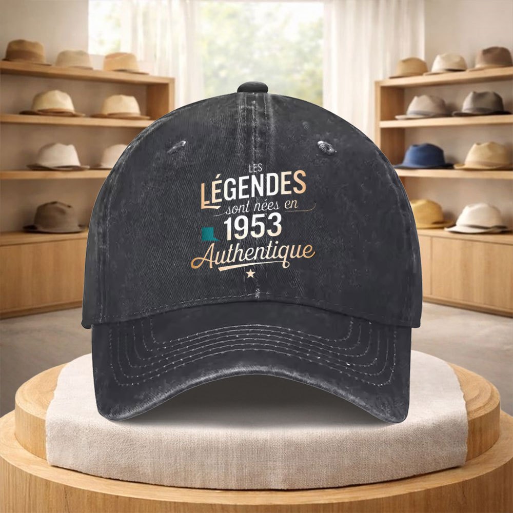 TEMU A Single Piece Of A 1953 Vintage Letter Printed Adjustable Baseball Cap, Lightweight And Retro, Suitable For Men And Women For Outdoor Sports. ,