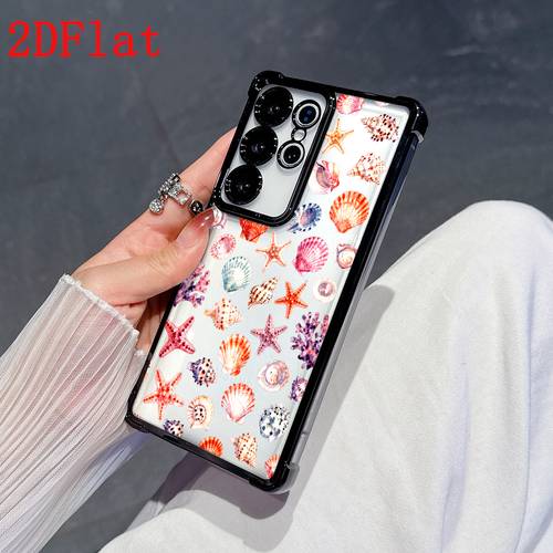 para teléfono - 2d para samsung galaxy a02s a03 a13 a14 a15 a16 5g a21s a22 a23 a24 a25 a27 a32 a34 a35 a37 a50 a52 a53 a54 a55 a57 a73 s21 ultra s22 plus s23+ s24 fe s25 s26 plus concha playa vida marina pat