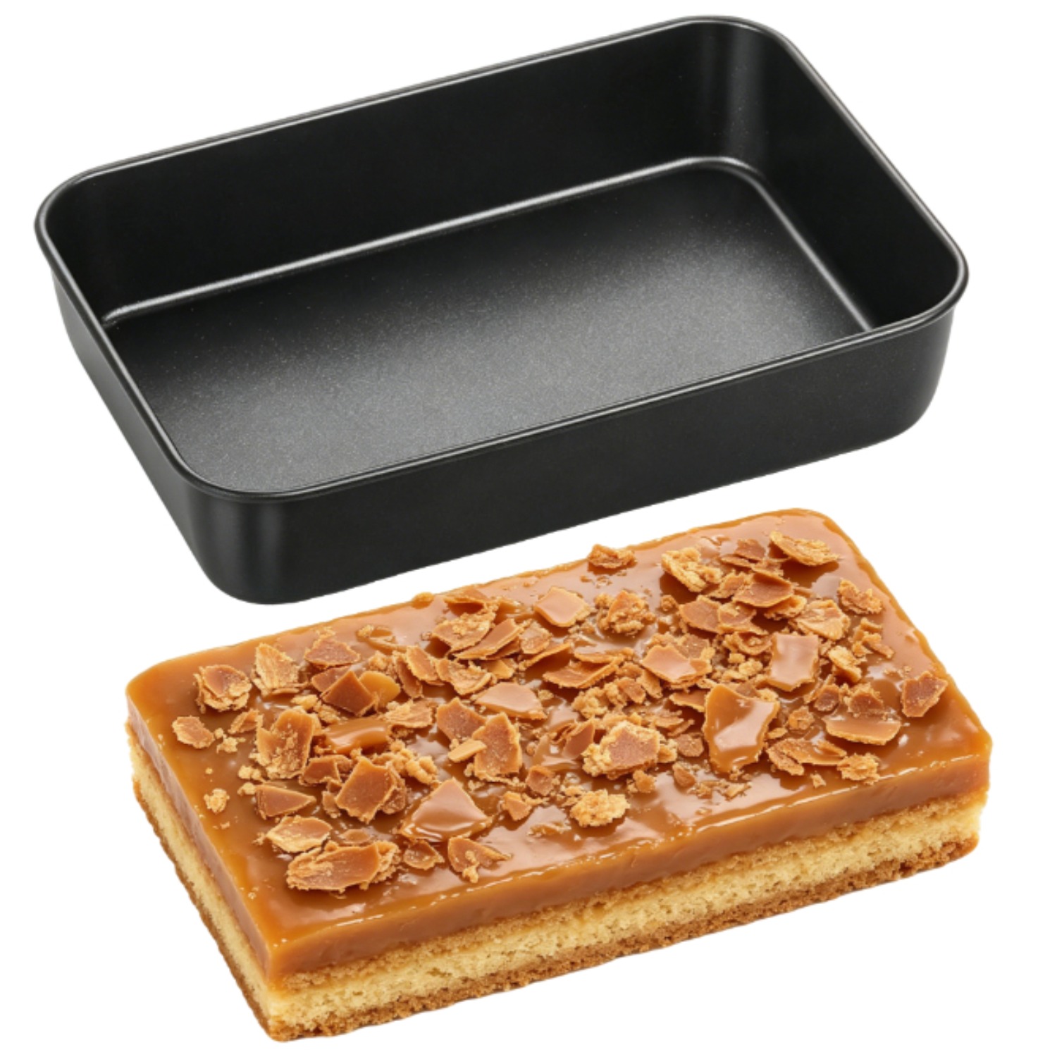 TEMU 10.2Ã7.5 Inch Lasagna Pan Carbon Steel Deep Baking Pan | Black Nonstick Rectangular Baking Pan For Oven | Healthy And Durable Easy To Clean,