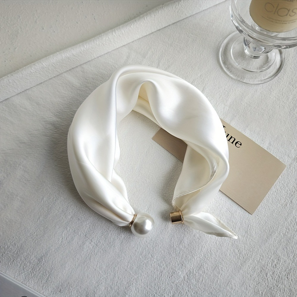 New Hot Selling Women's Scarf 1pc, Solid , Suitable For Daily Outing, Work, Travel, Versatile Clothing Style. Lightweight Style
