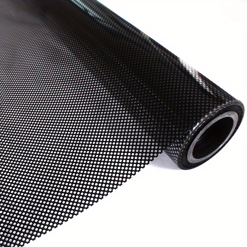 Image of 1roll Mesh Sunscreen Glass Film Sunshade Glass Sticker Light Transmission Heat Block Car Window Sticker Cover